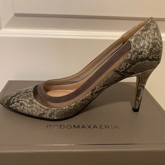BCBGMAXAZRIA Pump Heel Size 7M Python Pattern - Picture 2 of 6